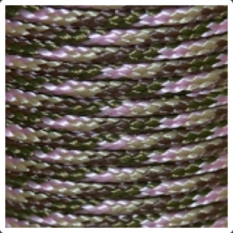 PPM touw 3,5 mm olijfgroen/bruin/beige/babyroze